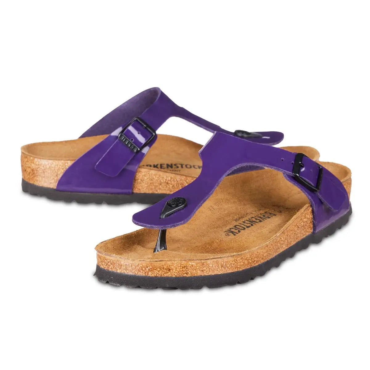 Birkenstock Gizeh Birko-Flor Patent Sandals - Image 28