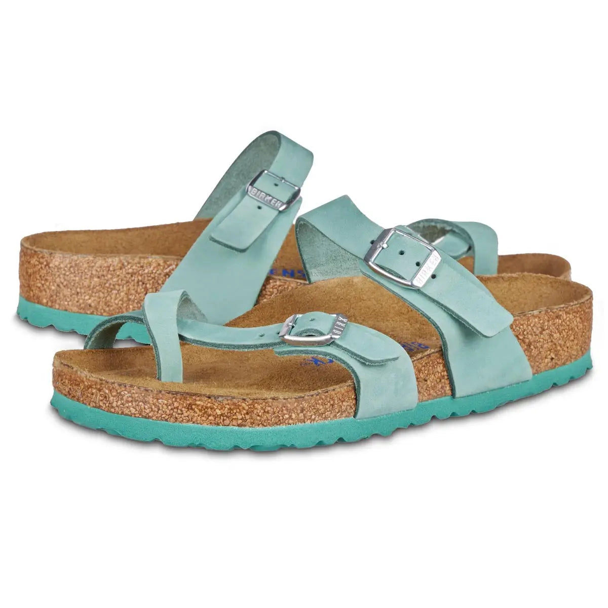 Birkenstock Mayari Soft Footbed Nubuck Leather Sandals - Image 27
