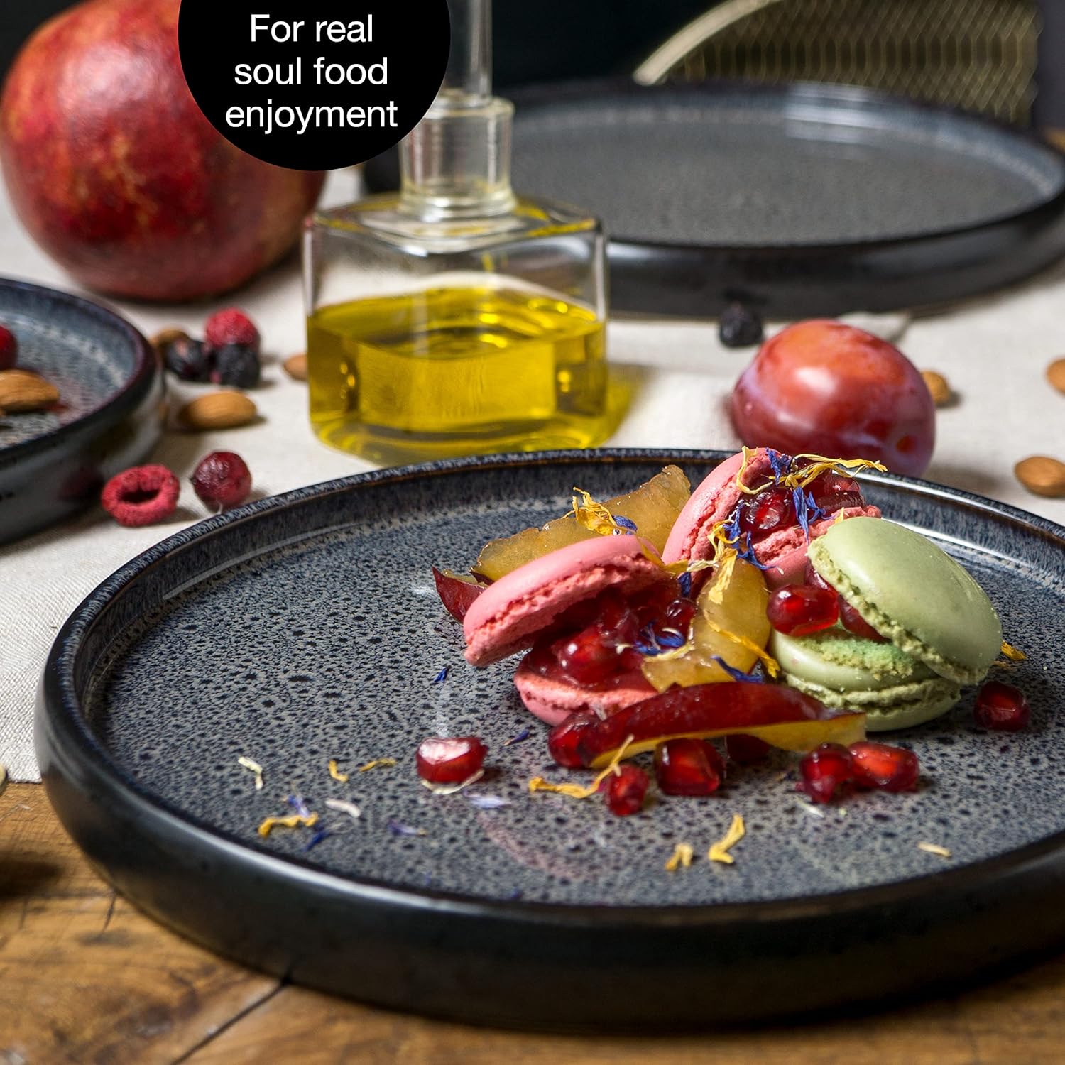 Moritz & Moritz SOLID 12-Piece Stoneware Dinnerware Set - Image 9