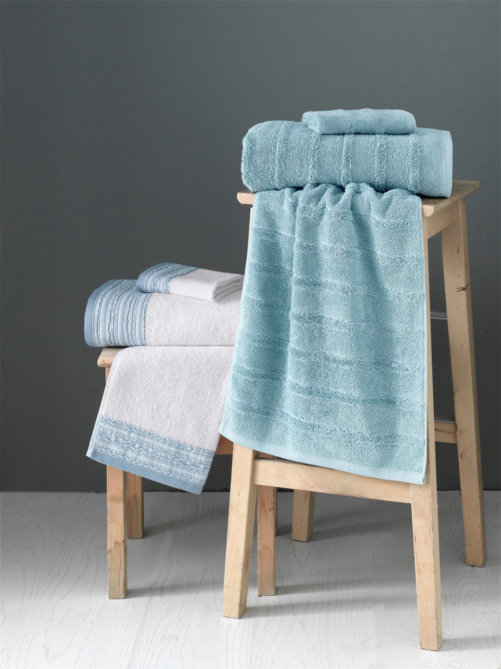 Classic Turkish Towels Caren & Garen Turkish Cotton Bundle Towel Set of 6 - Image 2