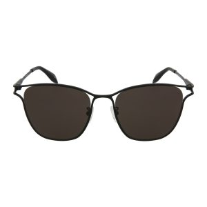 Alexander McQueen Square-Frame Metal Sunglasses