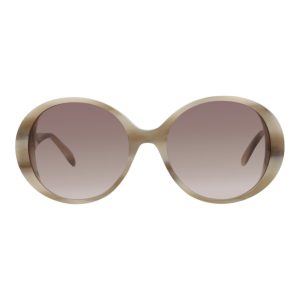 Alexander McQueen Round-Frame Acetate Sunglasses