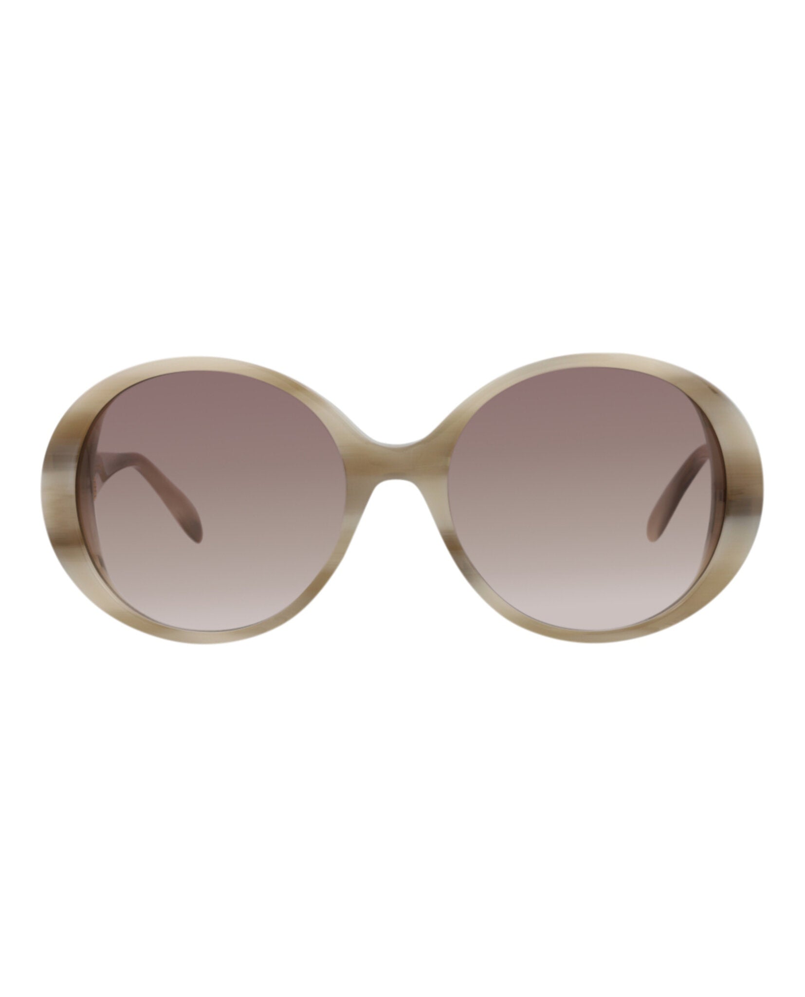Alexander McQueen Round-Frame Acetate Sunglasses