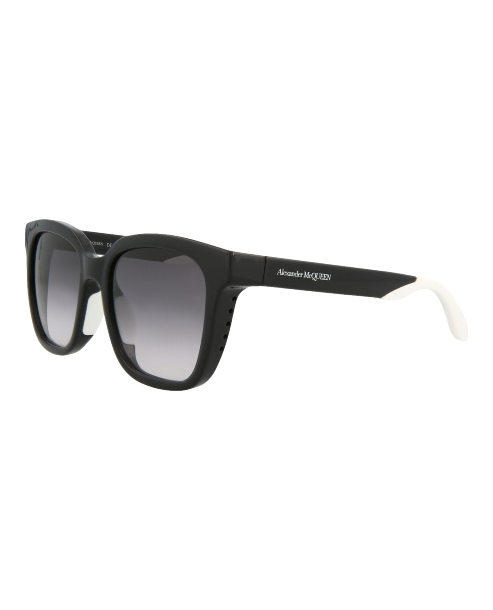 Alexander McQueen Square-Frame Injection Sunglasses - Image 2