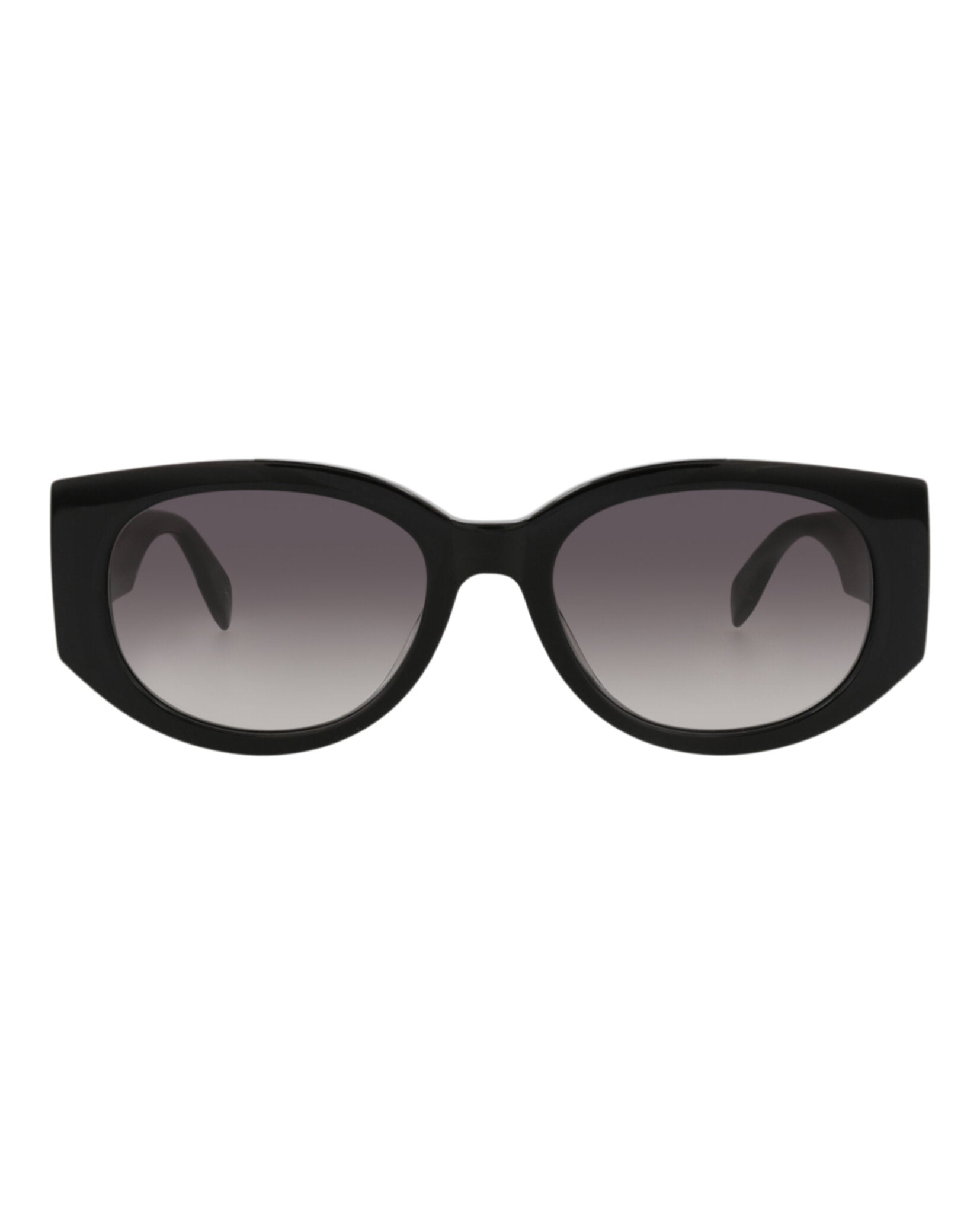 Alexander McQueen Round-Frame Acetate Sunglasses