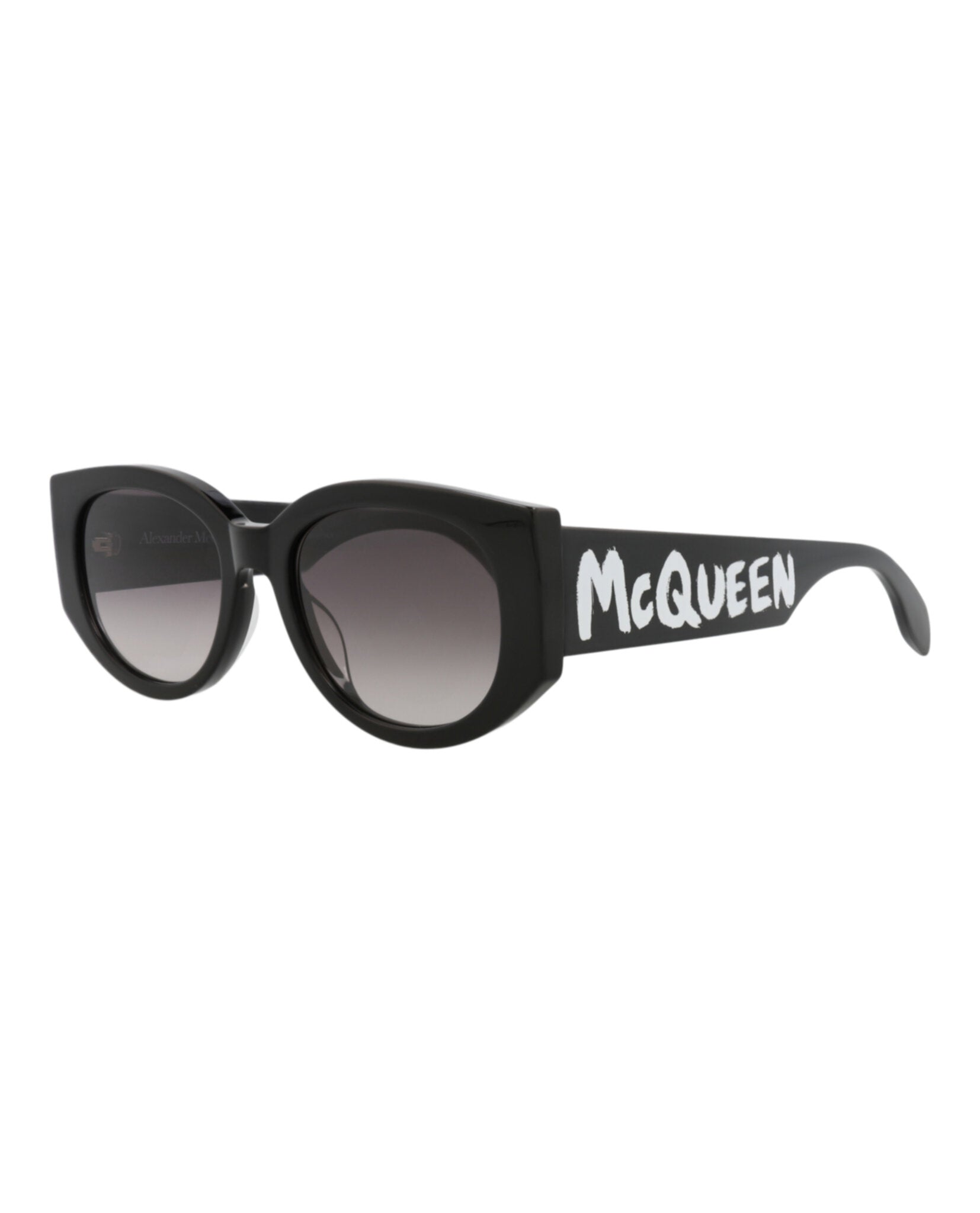 Alexander McQueen Round-Frame Acetate Sunglasses - Image 2