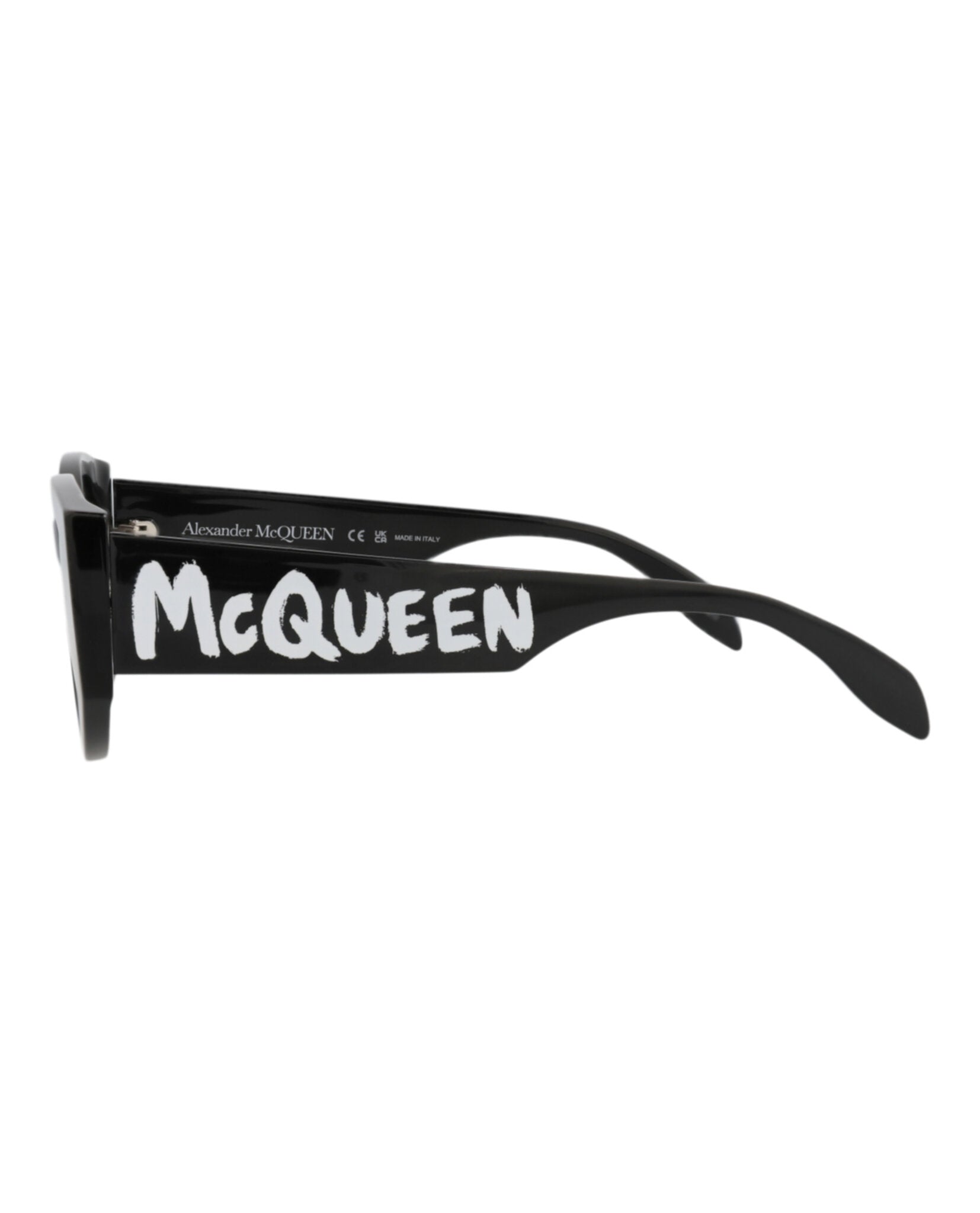 Alexander McQueen Round-Frame Acetate Sunglasses - Image 3