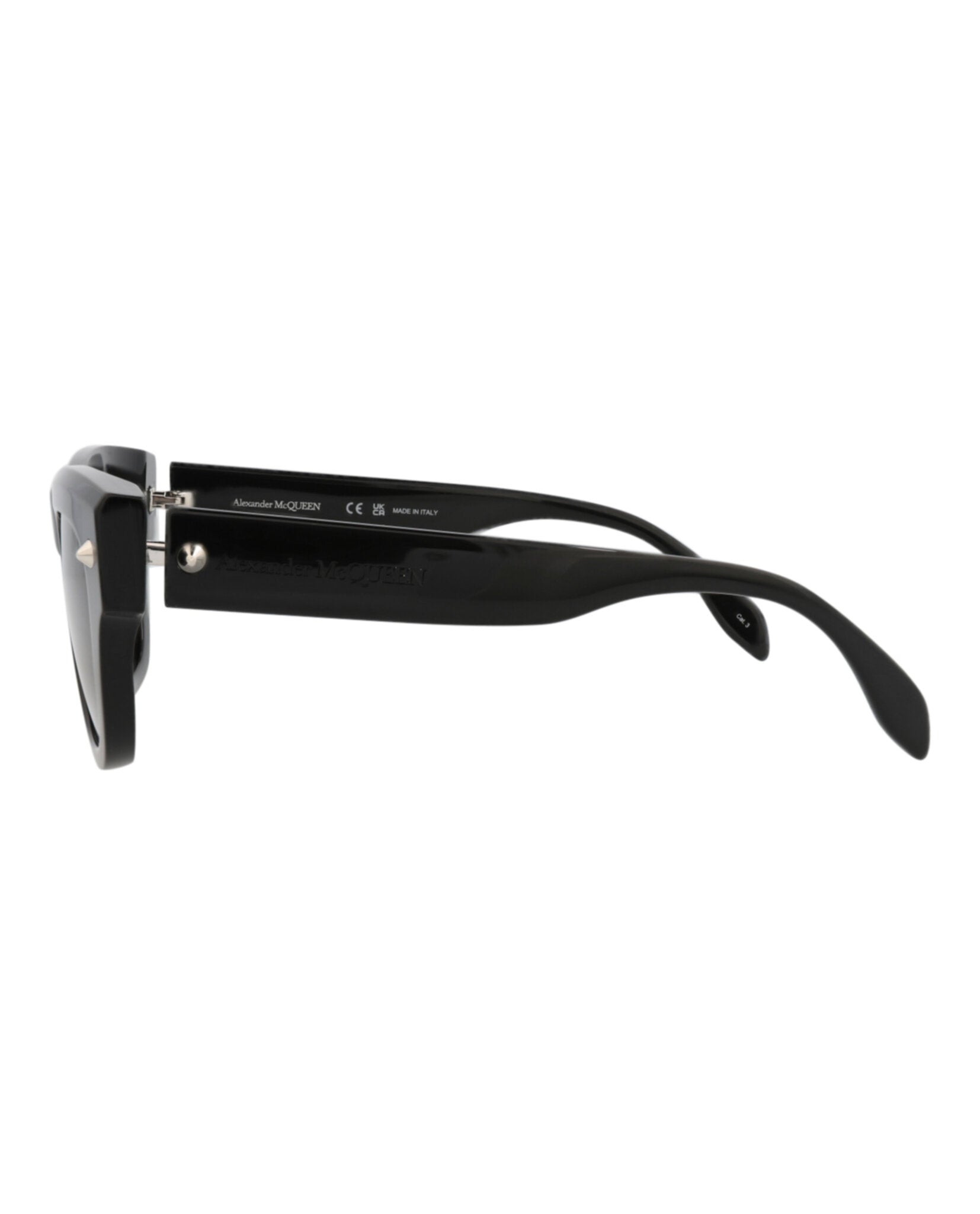 Alexander McQueen Square-Frame Recycled Acetate Sunglasses - Image 3