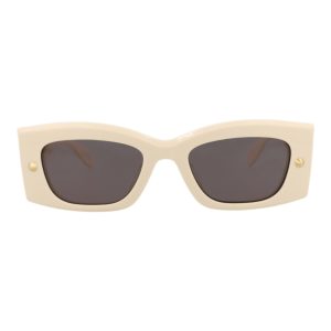Alexander McQueen Square-Frame Recycled Acetate Sunglasses