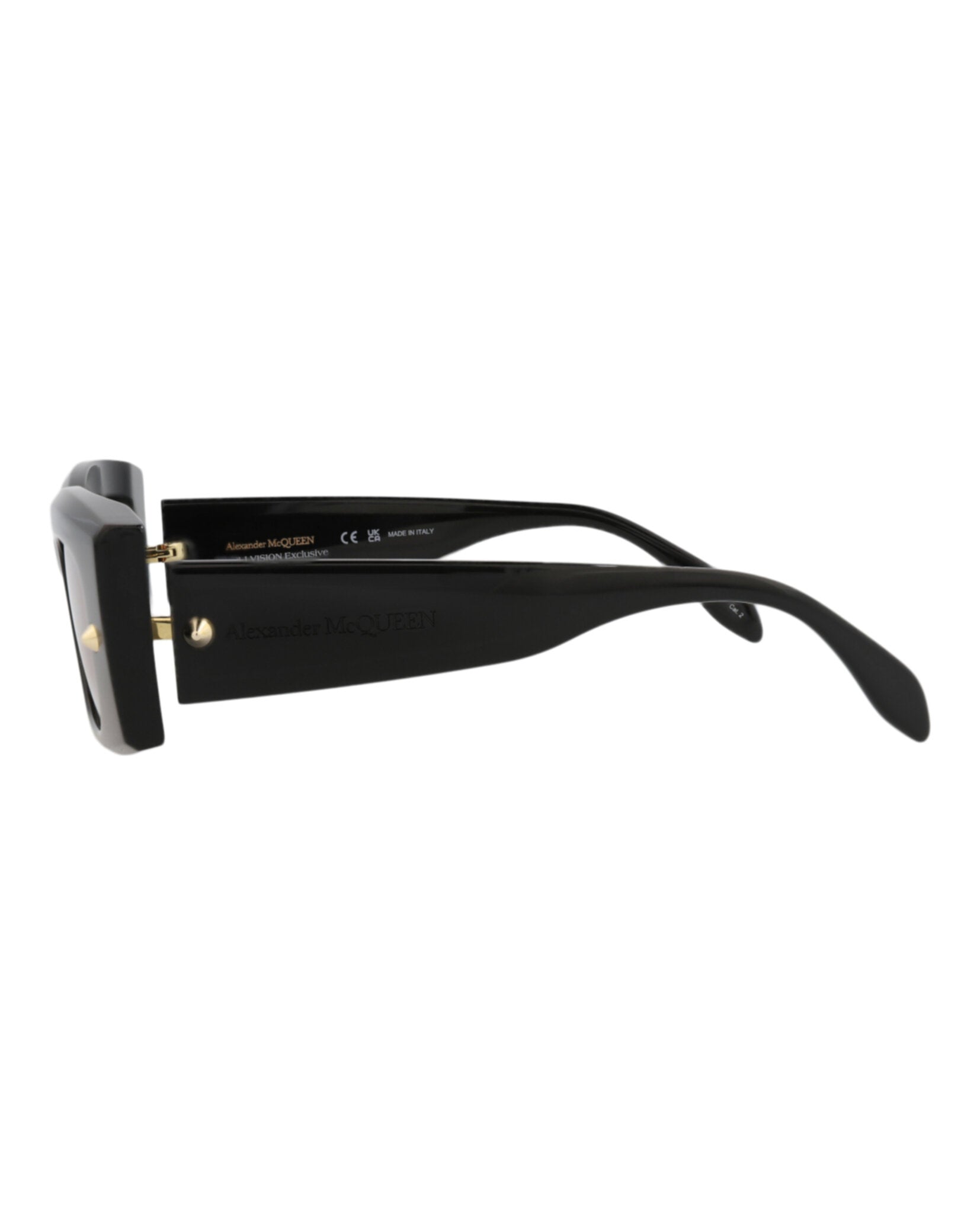 Alexander McQueen Square-Frame Recycled Acetate Sunglasses - Image 3