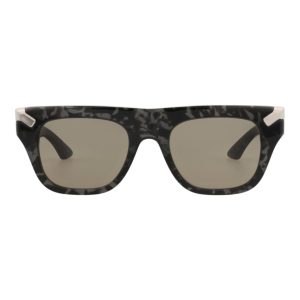 Alexander McQueen Square-Frame Recycled Acetate Sunglasses