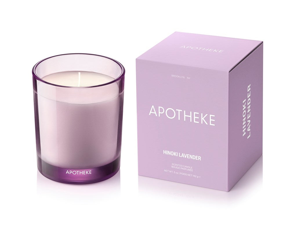 APOTHEKE Hinoki Lavender Petite Candle