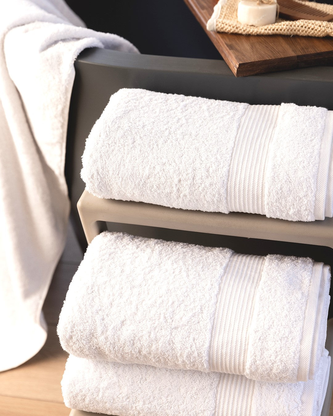 Classic Turkish Towels Amadeus Luxury Turkish Cotton Hotel Collection Quick Drying Bath Towels - 4 Pieces - Image 11
