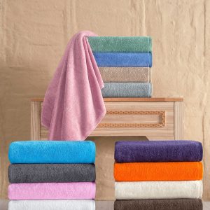 Classic Turkish Towels Hospitality Turkish Cotton Hotel Collection Family Towel Set of 8
