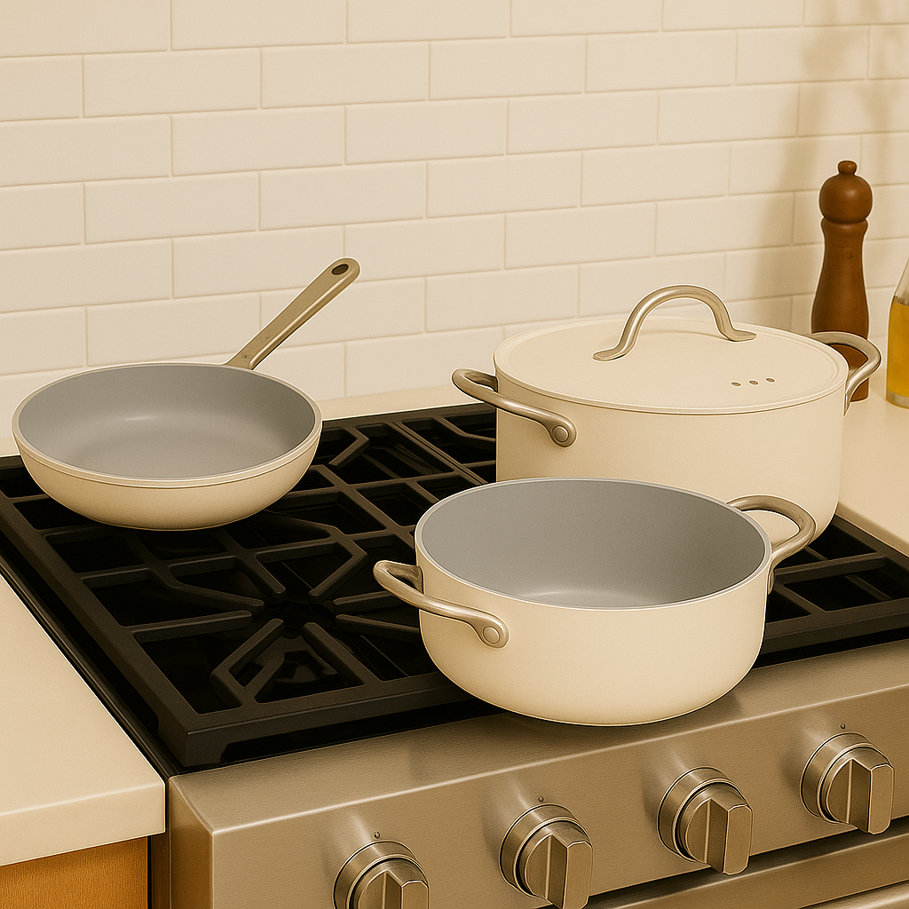 Moritz & Moritz 7-Piece Cast Aluminum Cookware Set with Lids - Image 15