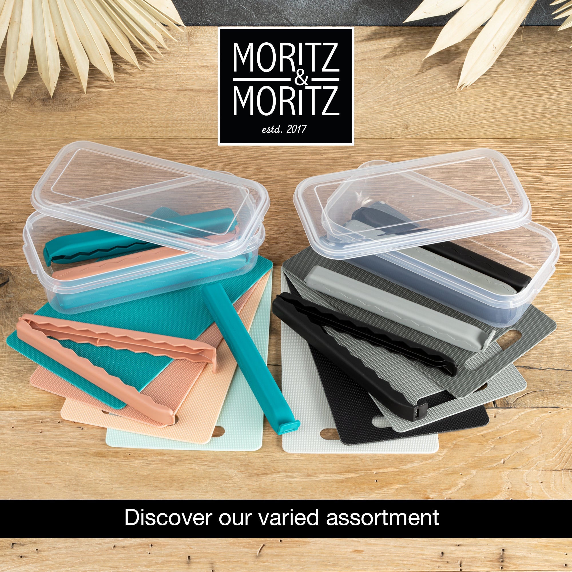 Moritz & Moritz 5 Large Bag Clips with Clear Storage Box | BPA-Free. Reusable & Hygienic - Image 7