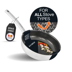 Moritz & Moritz Stainless Steel Honeycomb Non-Stick Pan 9.5