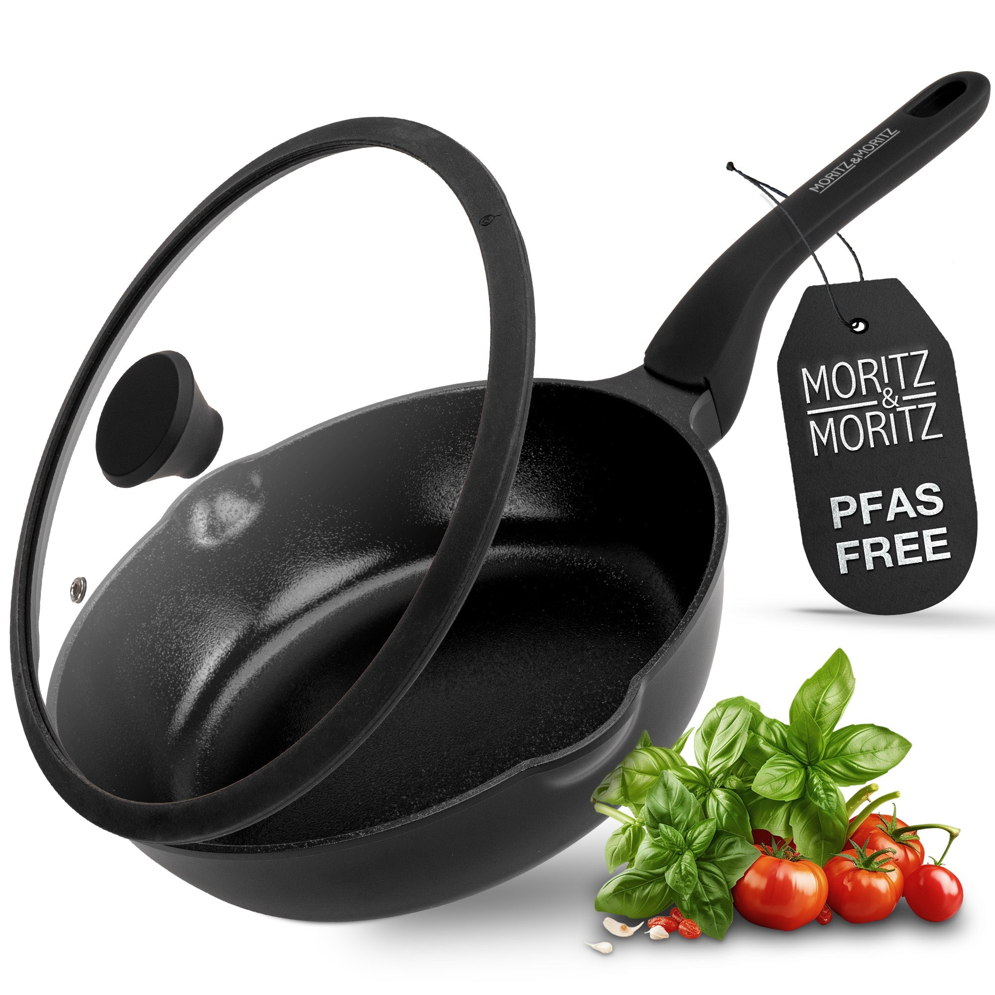 Moritz & Moritz 11-Inch Induction Frying Pan with Lid