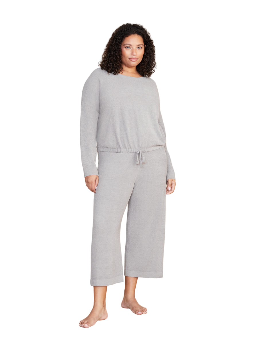 Barefoot Dreams Cozychic Ultra Lite Culotte - Women's Soft Knit Cropped Pants with Drawstring Waist. Nylon Viscose Blend - Image 2