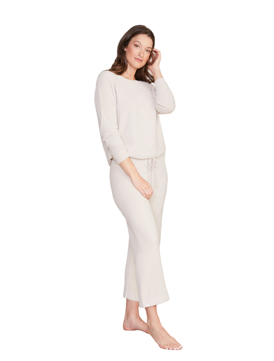 Barefoot Dreams Cozychic Ultra Lite Culotte - Women's Soft Knit Cropped Pants with Drawstring Waist. Nylon Viscose Blend - Image 4