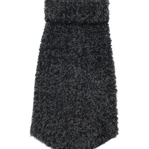 Barefoot Dreams CC Ribbed Pet Sweater Carbon Black