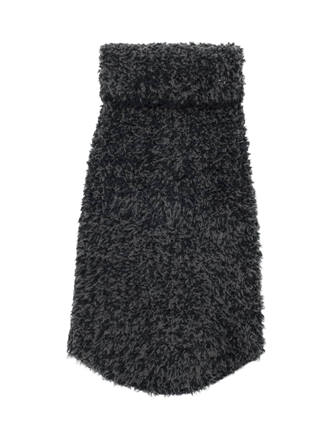 Barefoot Dreams CC Ribbed Pet Sweater Carbon Black