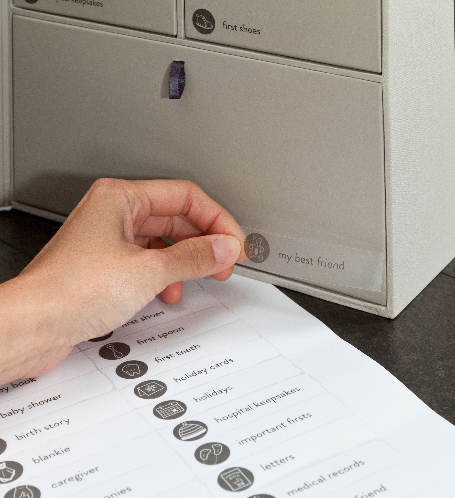 Savor Baby & Wedding Deluxe Keepsake Box Gift Set - Image 5