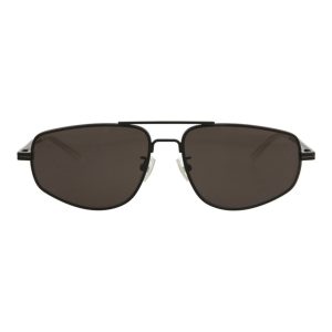 Bottega Veneta Aviator-Frame Metal Sunglasses