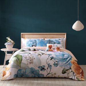 Bebejan Maia Blue 5 Piece Reversible Comforter Set