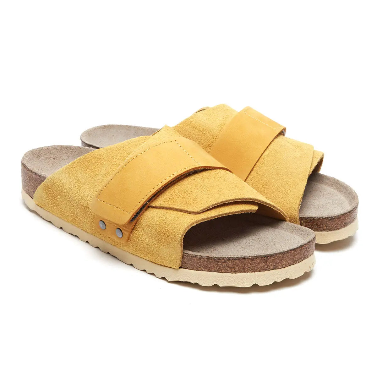Birkenstock Kyoto Soft Footbed Nubuck Suede Leather Sandals - Image 2