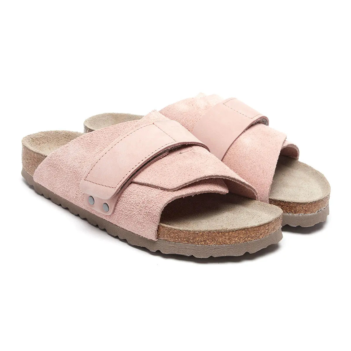 Birkenstock Kyoto Soft Footbed Nubuck Suede Leather Sandals - Image 6