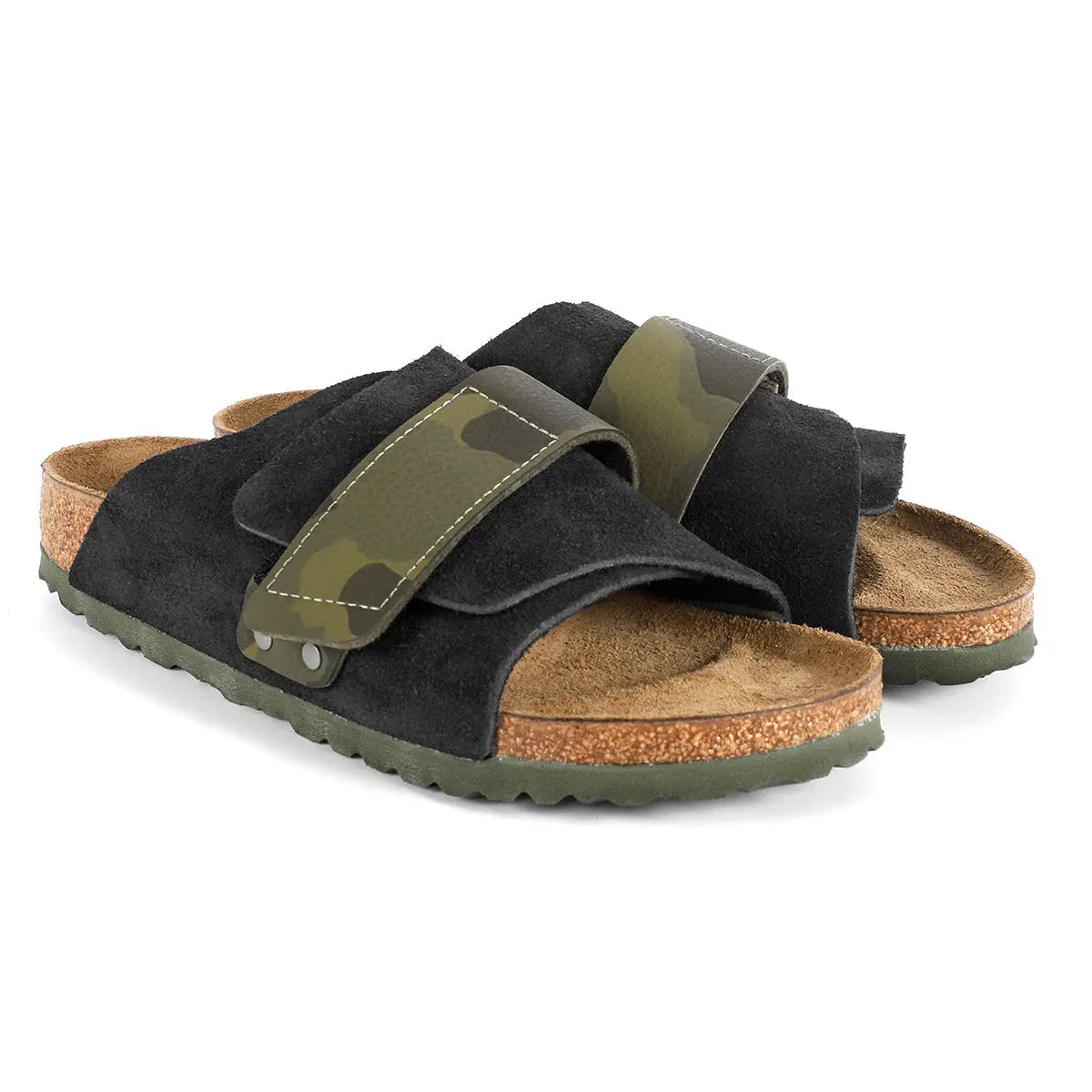 Birkenstock Kyoto Suede Leather Birko-Flor Sandals - Image 5
