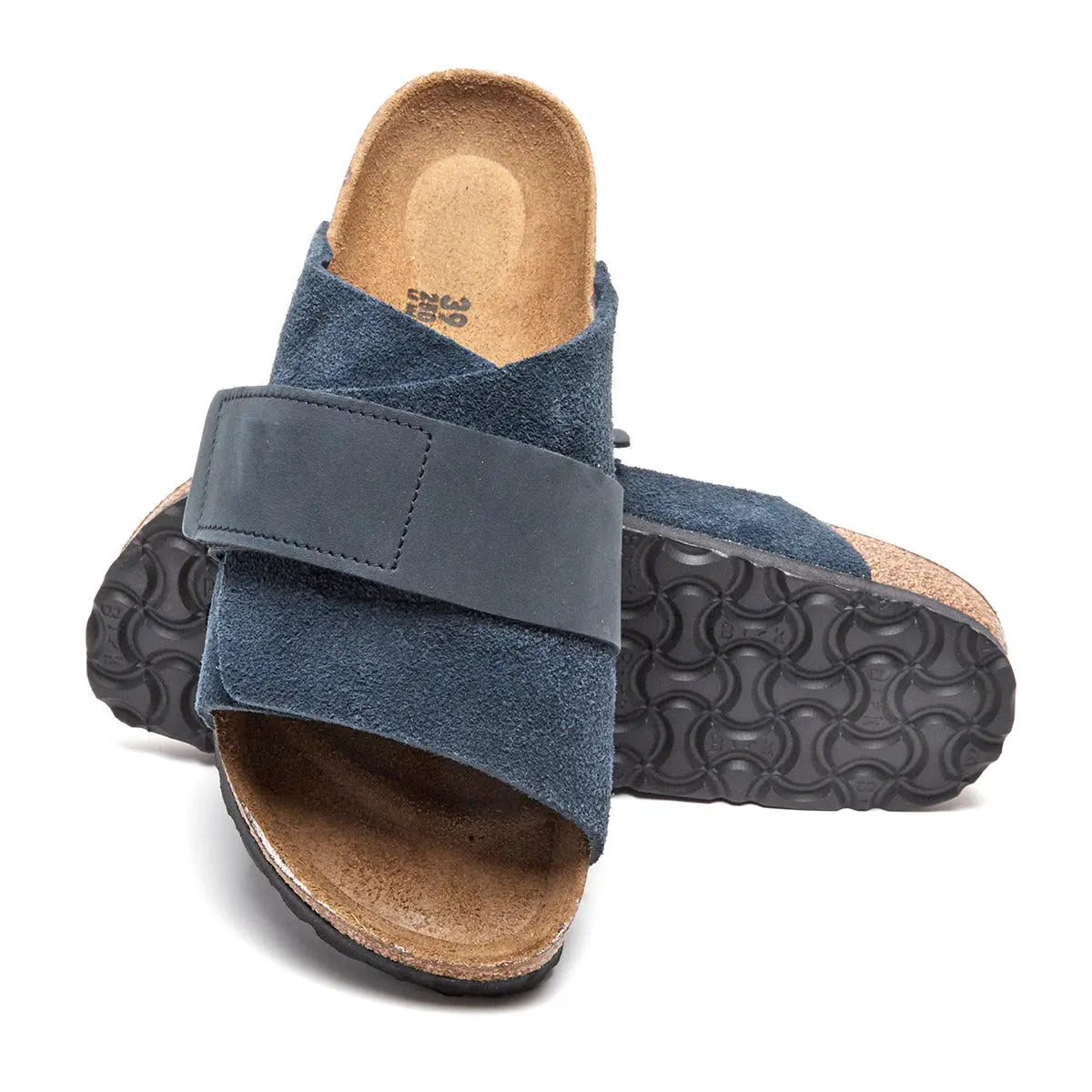 Birkenstock Kyoto Suede Leather Sandals - Image 7