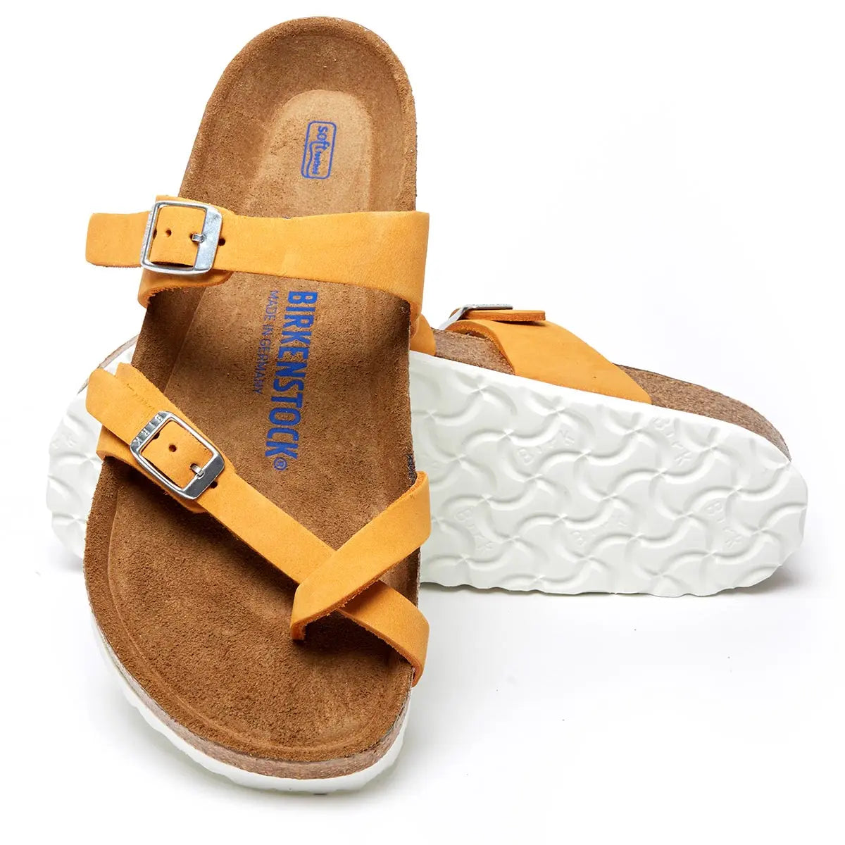 Birkenstock Mayari Soft Footbed Nubuck Leather Sandals - Image 7