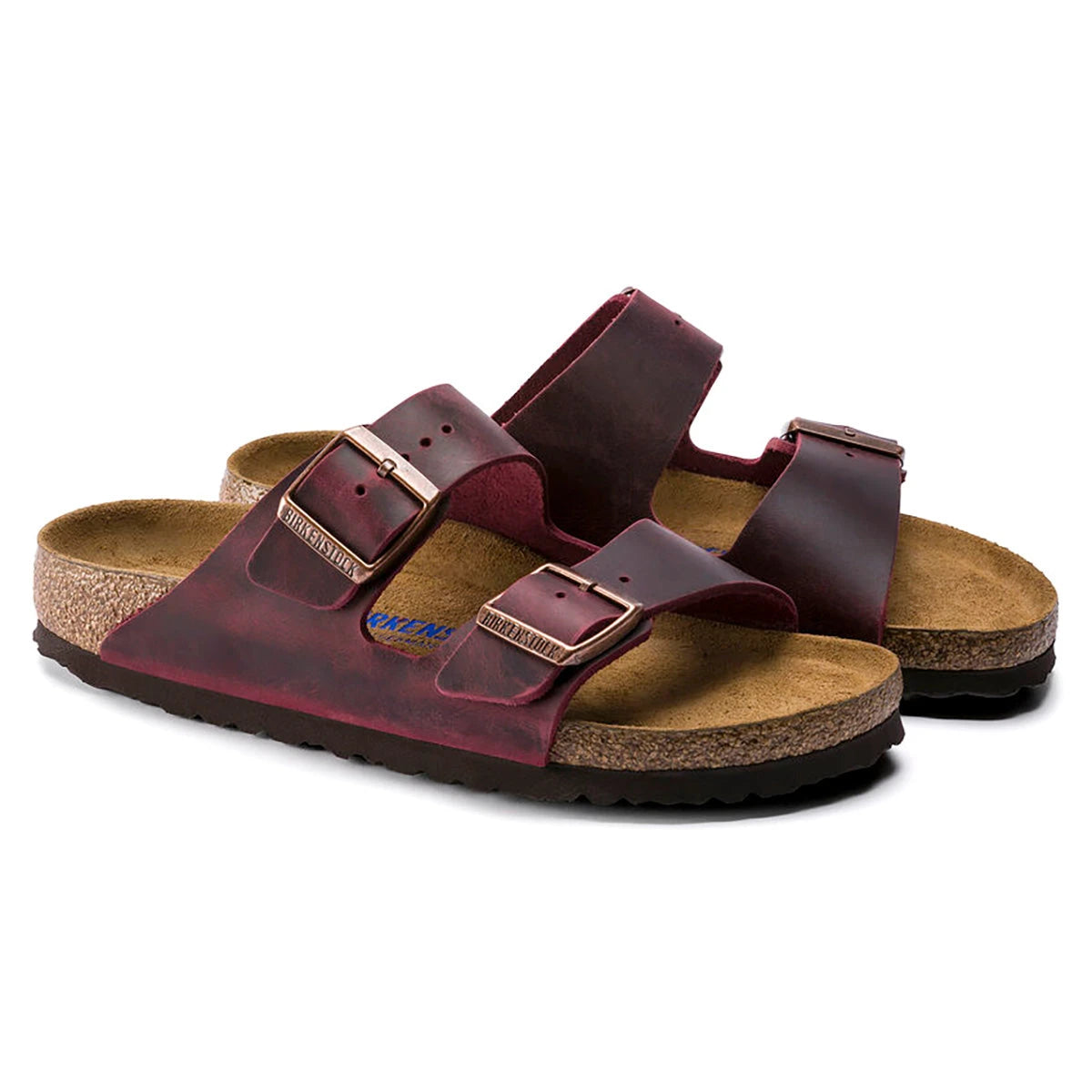 Birkenstock Arizona Soft Footbed Oiled Leather Sandals - Image 2