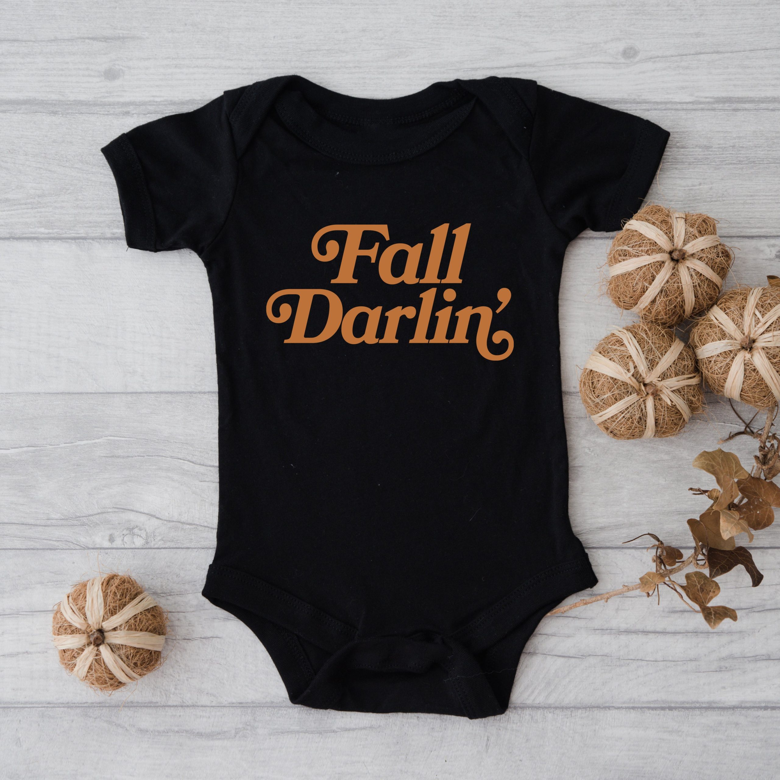 The Juniper Shop Baby Fall Darlin' Graphic Short Sleeve Onesie - Image 2