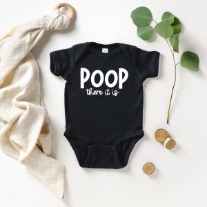 The Juniper Shop Baby | Poop There It Is Graphic Short Sleeve Onesie