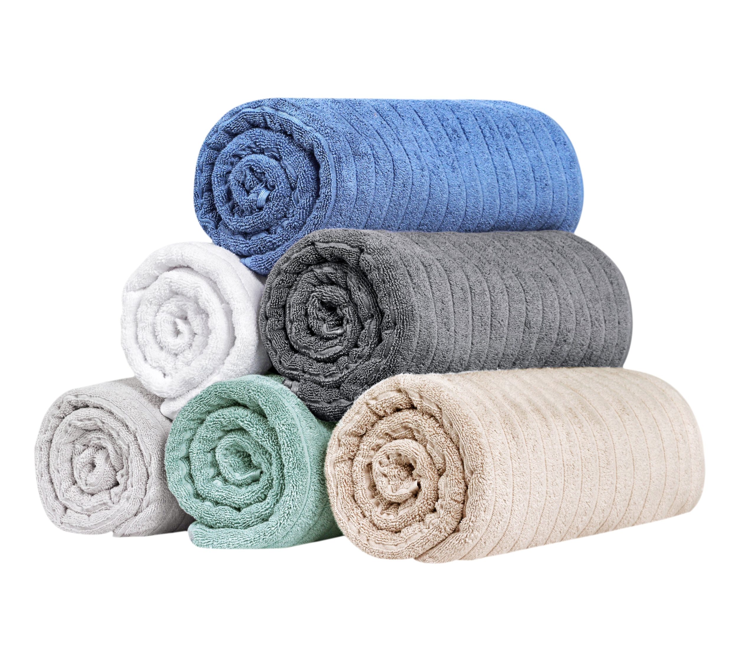 Classic Turkish Towels Brampton Turkish Cotton Large Hand Towels - 4 Pieces - 20x32