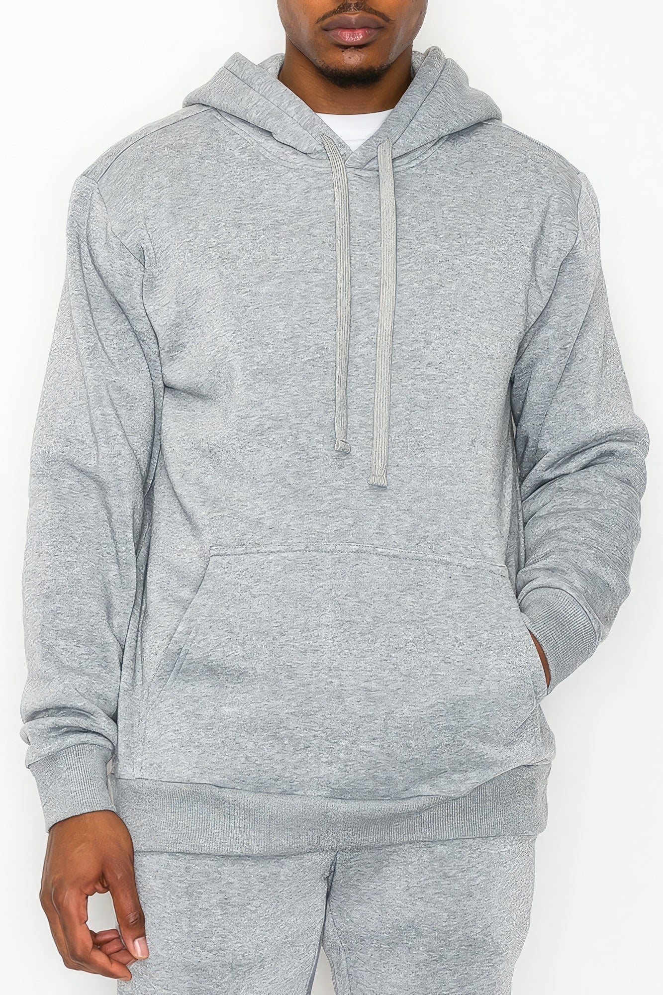 Men's Fleece Pullover - Grey