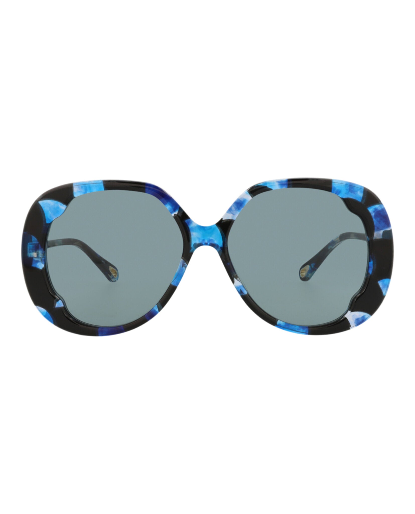 Chlo?? Round-Frame Recycled Acetate Sunglasses