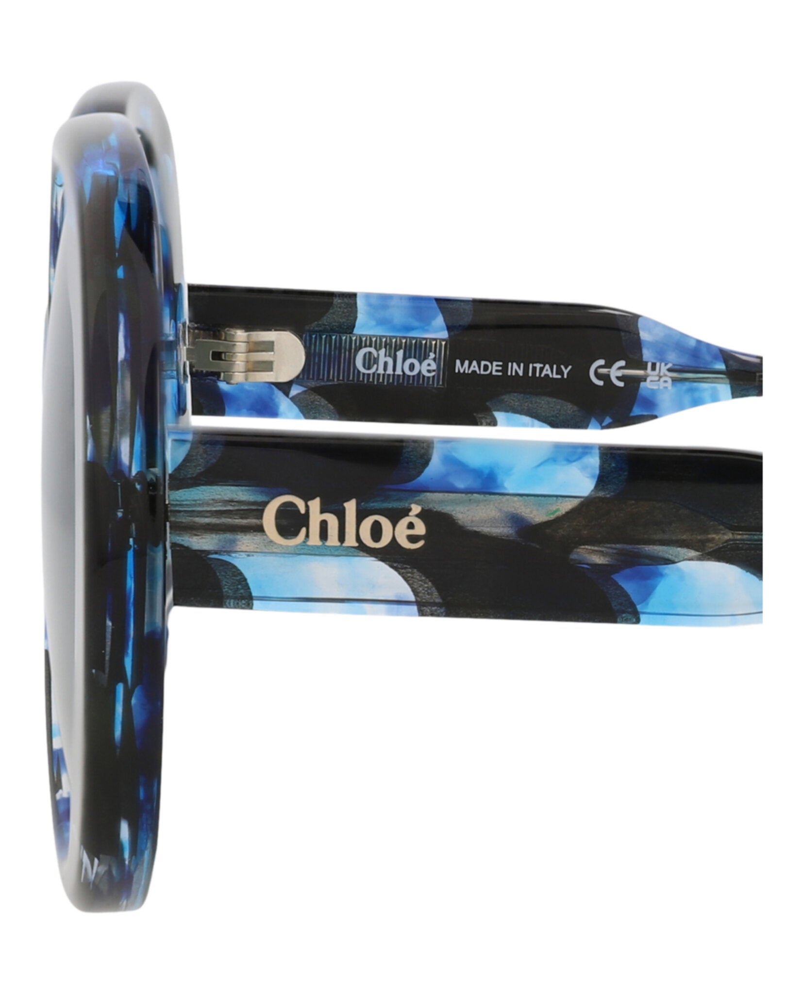 Chlo?? Round-Frame Recycled Acetate Sunglasses - Image 4