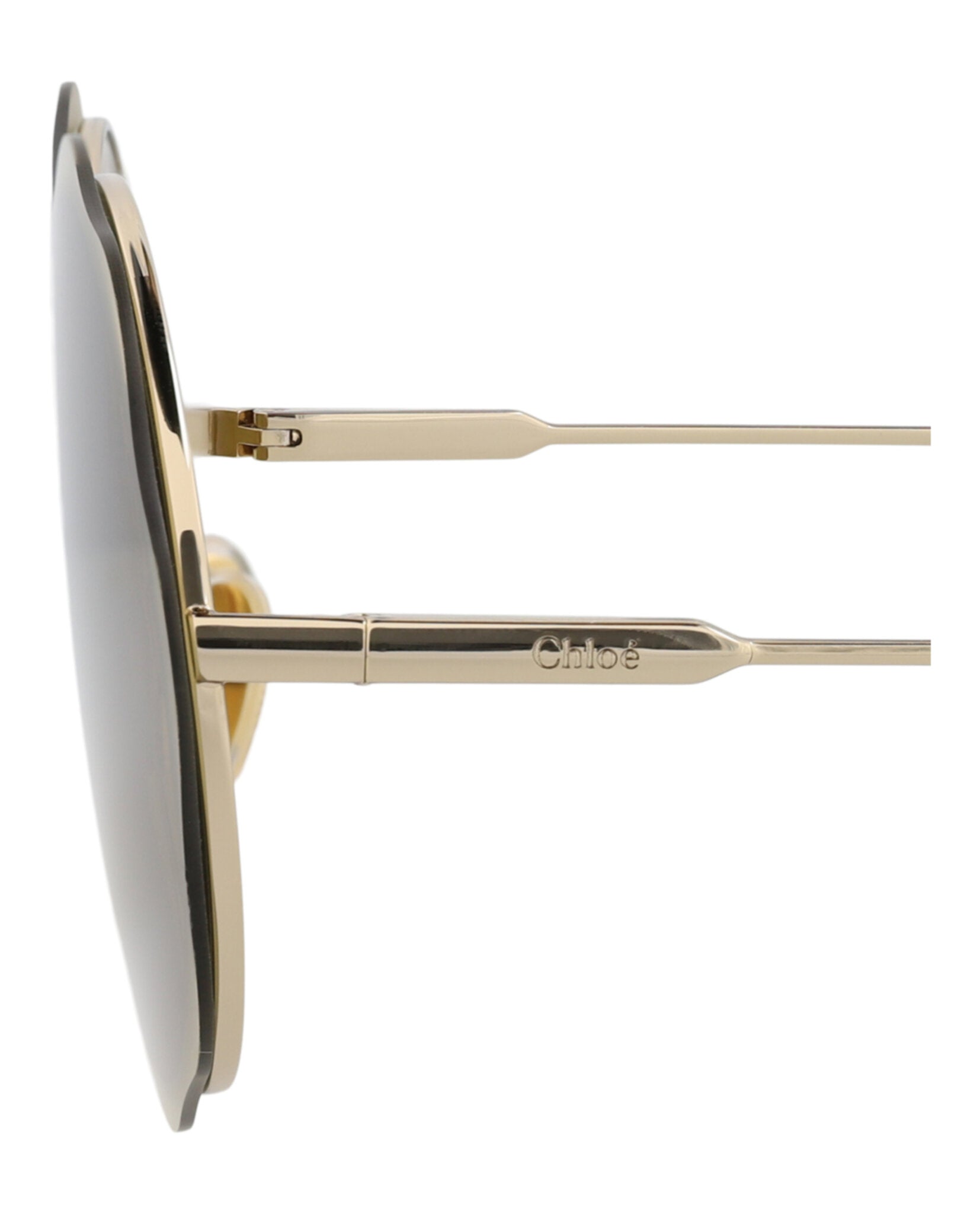 Chlo?? Round-Frame Metal Sunglasses - Image 4