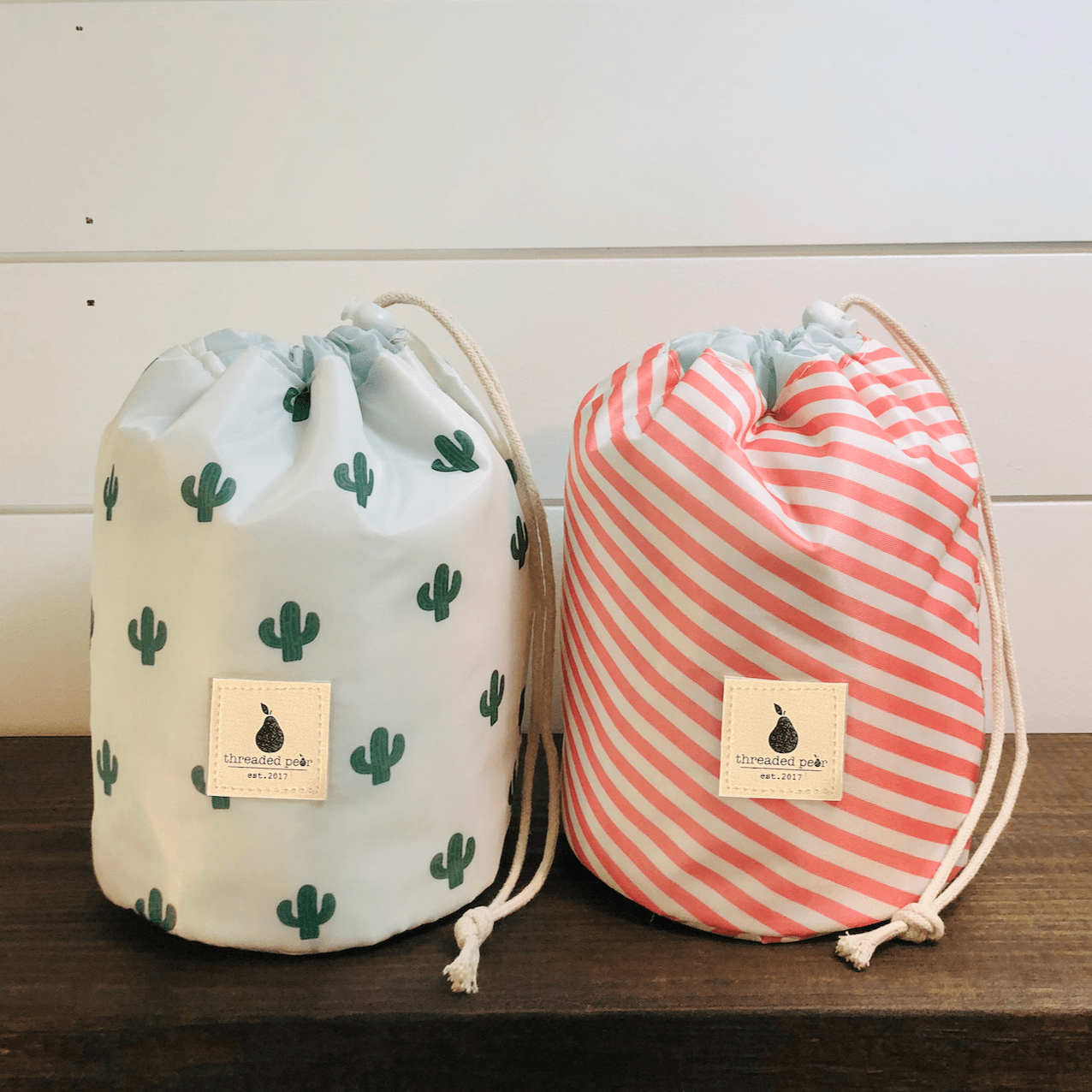 Portable Cosmetic Bagss by Threaded Pear