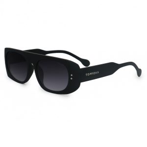 TopFoxx Claim It - Black Unisex Sunglasses
