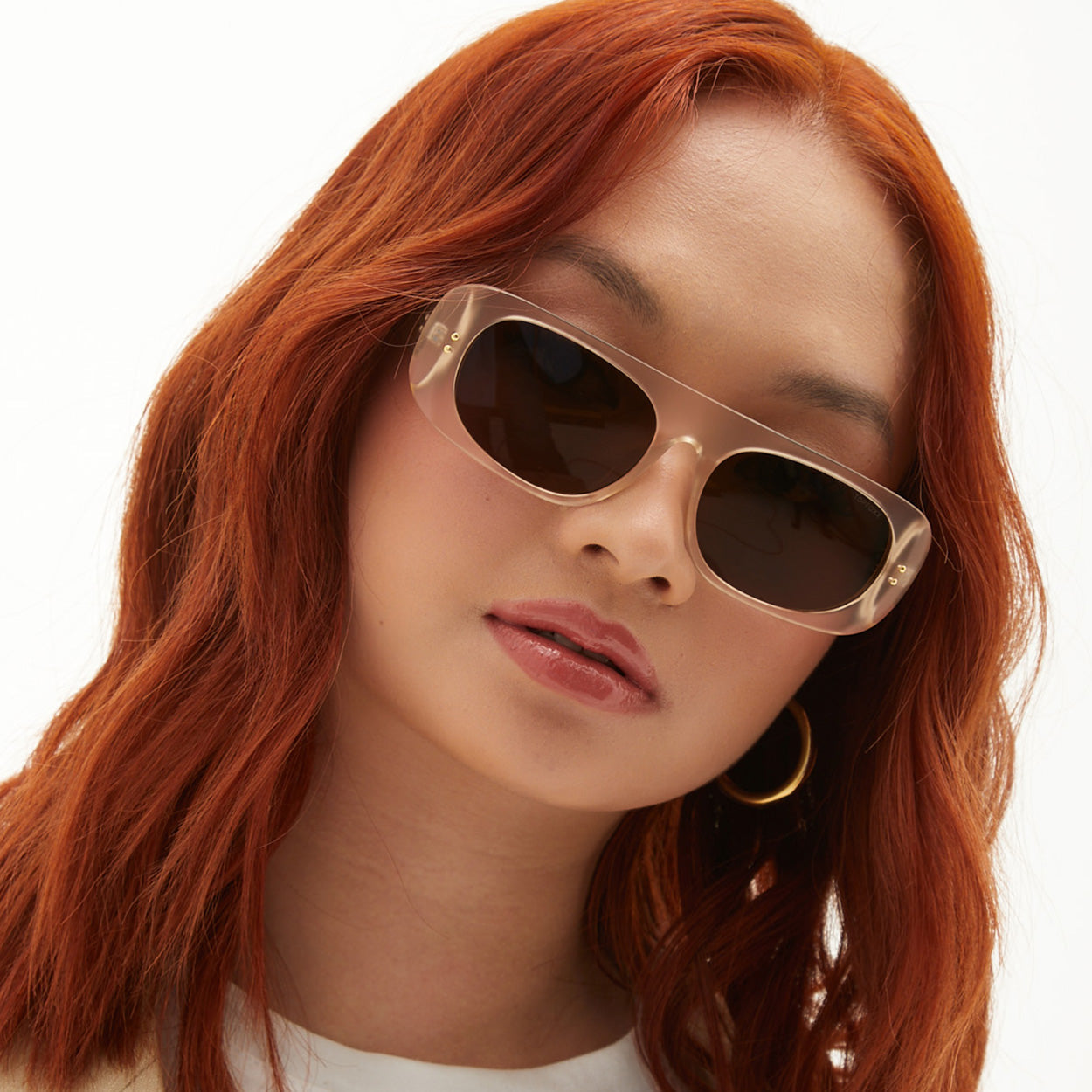 TopFoxx Claim It - Clear Brown Women's Sunglasses - Image 4