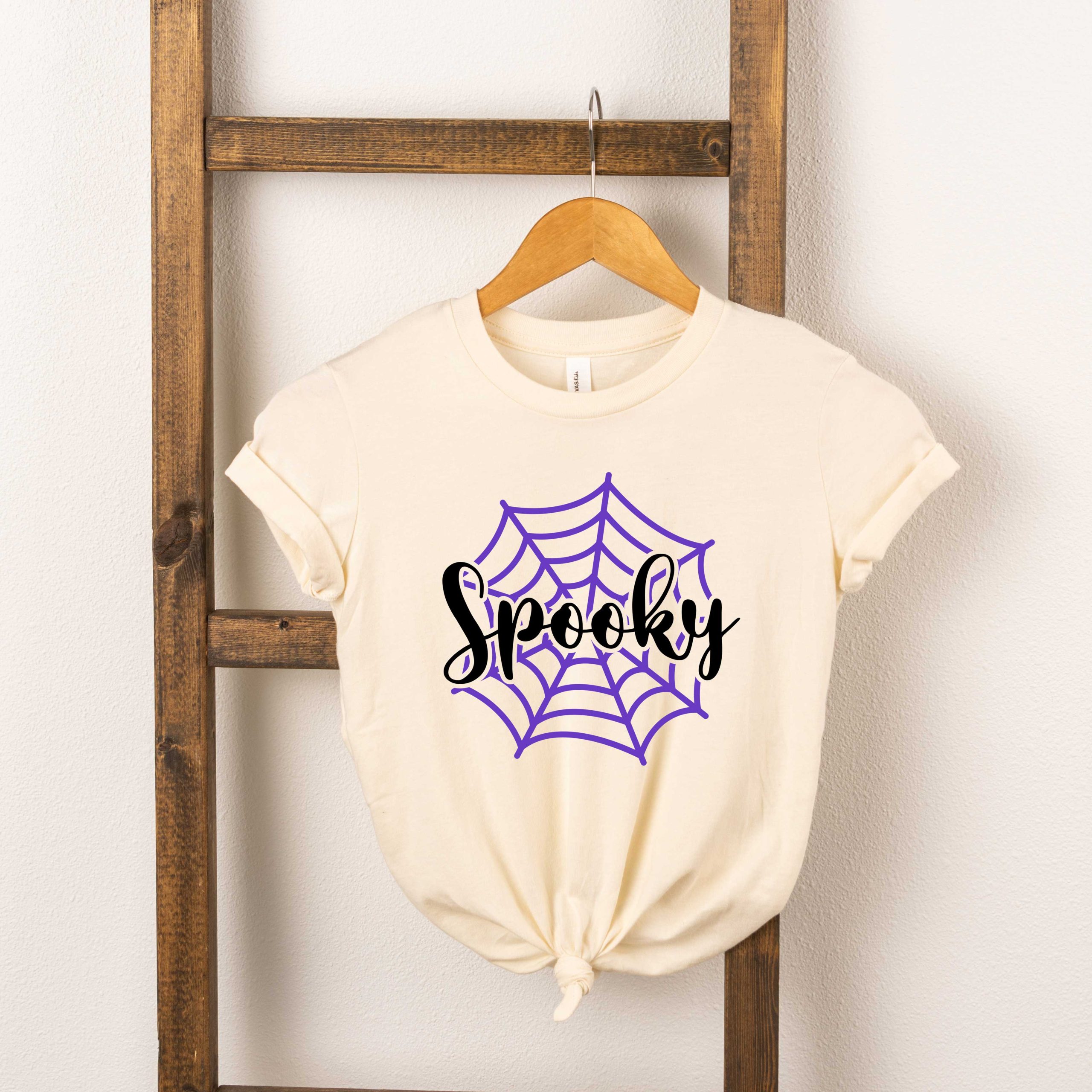 The Juniper Shop Toddler Spooky Web Graphic Short Sleeve Tee