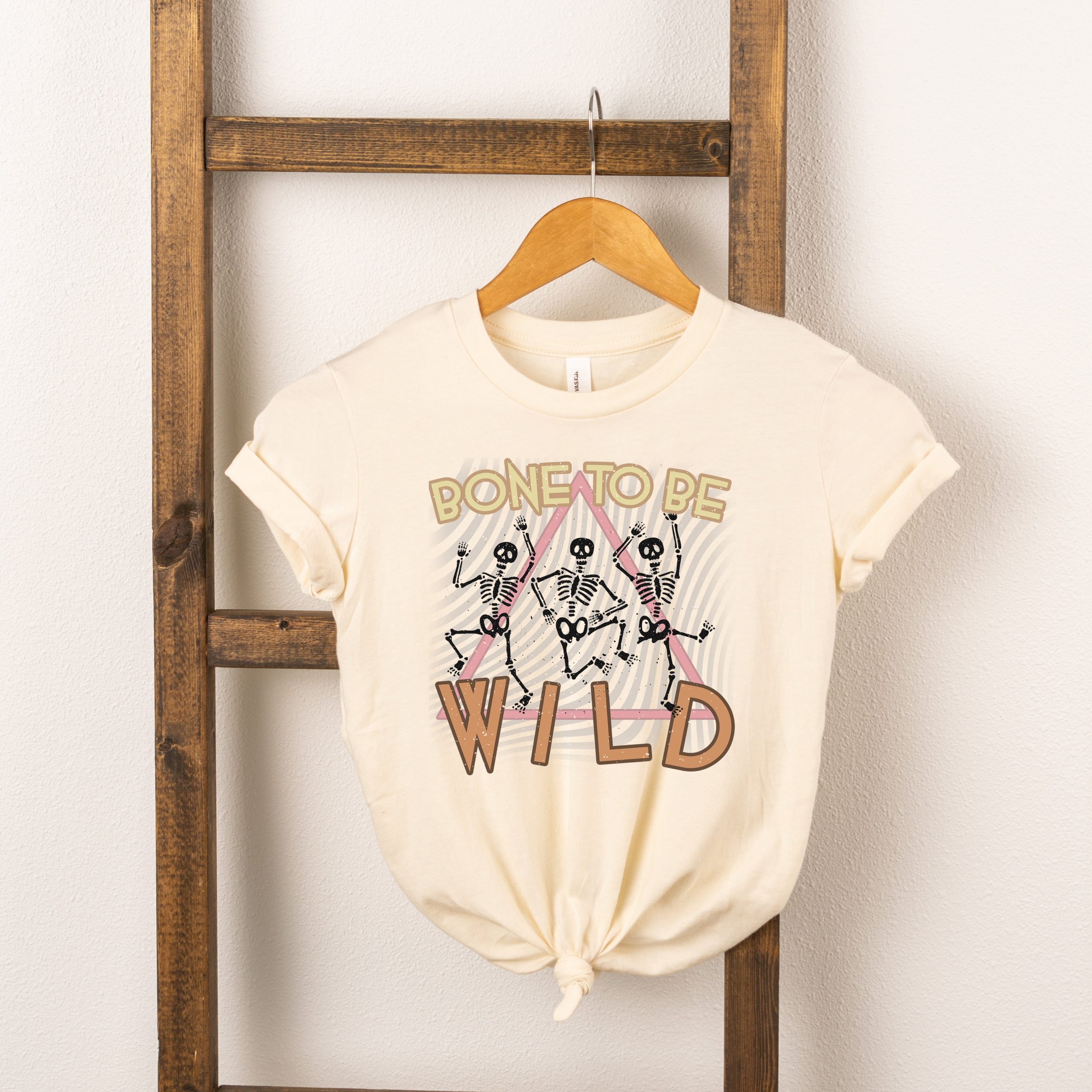 The Juniper Shop Bone Toddler To Be Wild Short Sleeve Crew Neck