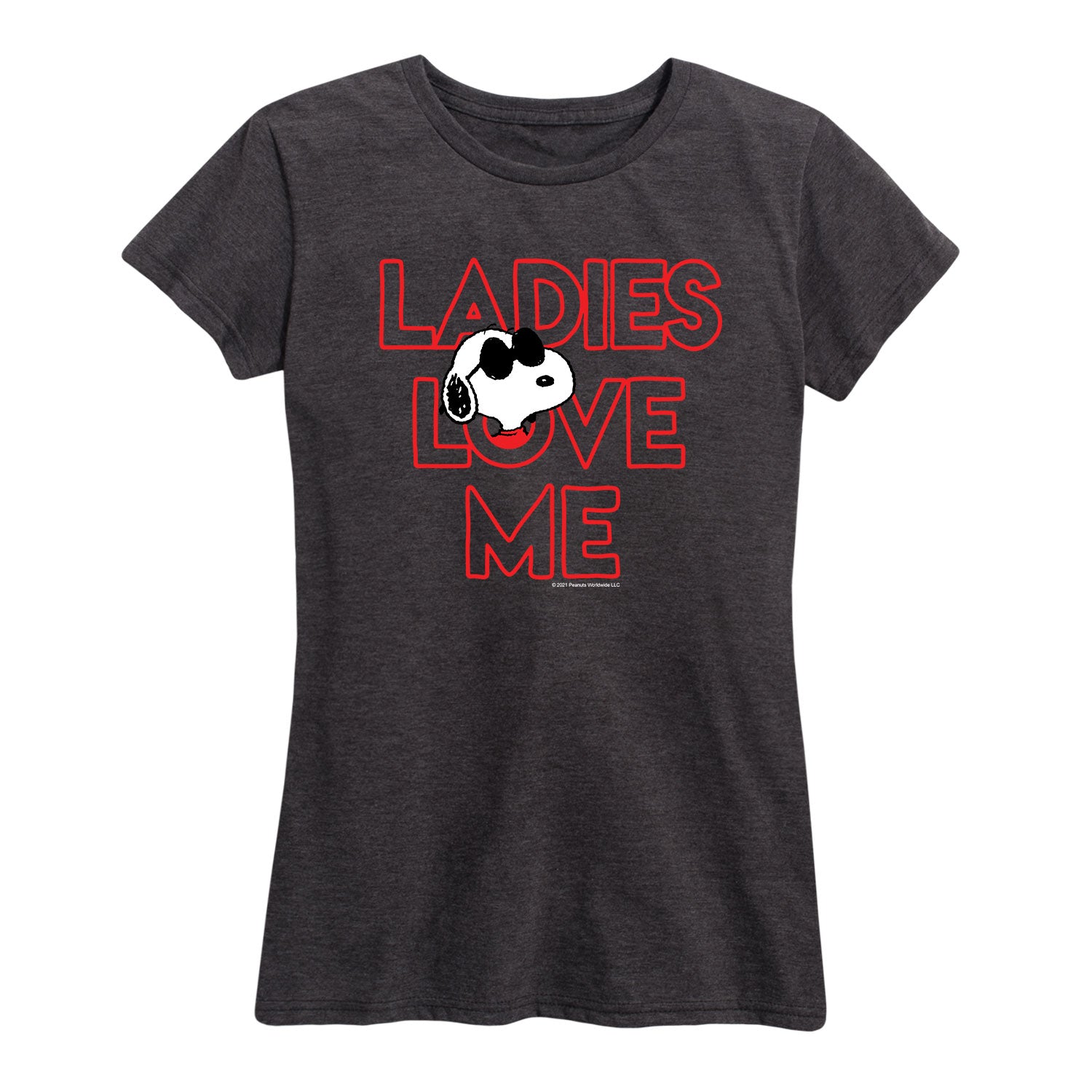 Peanuts - Ladies Love Sunglasses - Women's Short Sleeve Graphic T-Shirt
