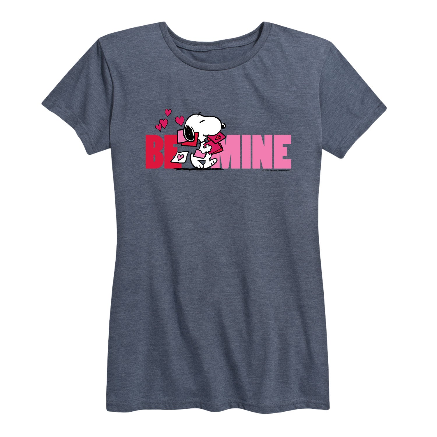 Peanuts - Be Mine - Women's Short Sleeve Graphic T-Shirt