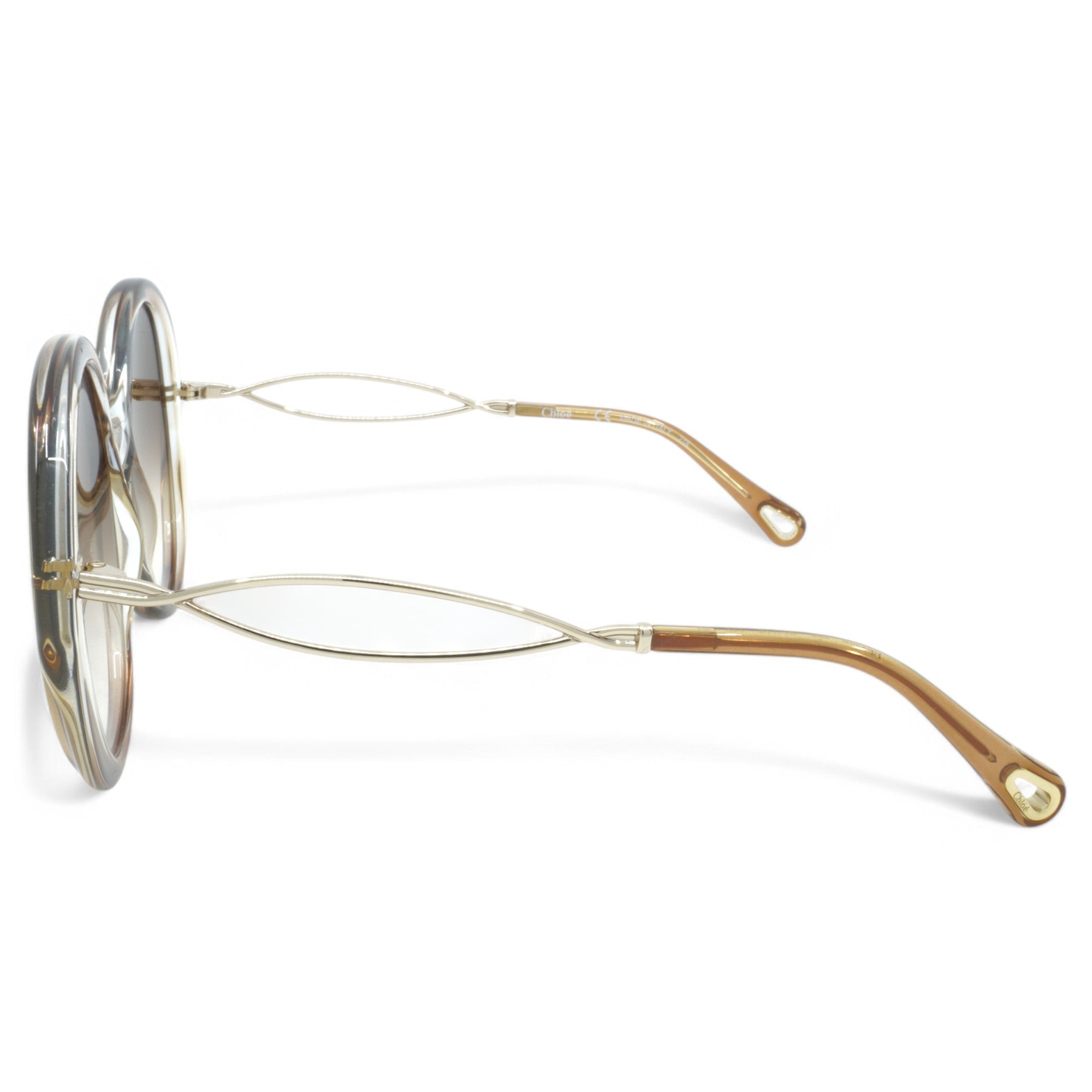 Chloe Women's Round Sunglasses - Ce739S-905 - Image 4